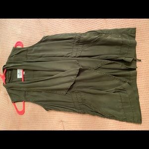 American eagle olive vest